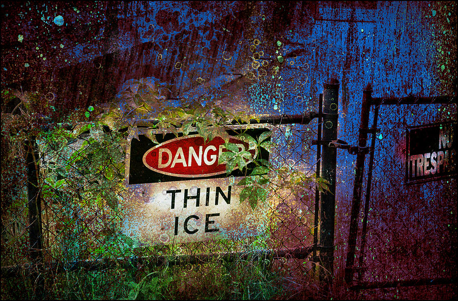 Thin Ice Digital Art by Rick Mosher