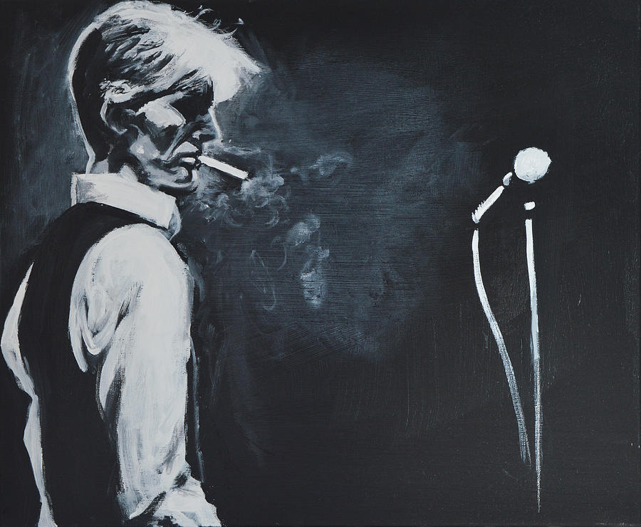 David Bowie Painting - Thin White Duke by Melissa O Brien