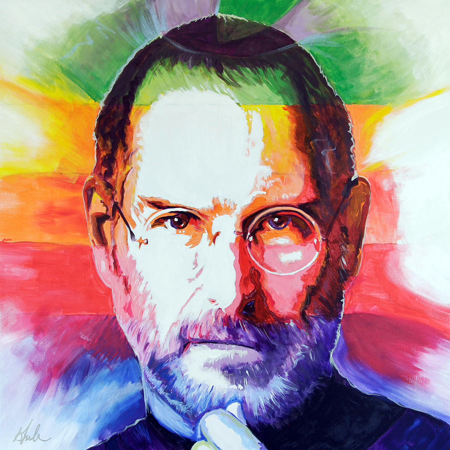 Think Different Painting by Steve Gamba
