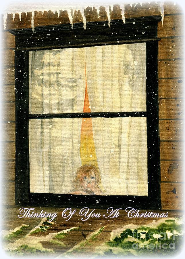 Thinking of You At Christmas Painting by Melly Terpening