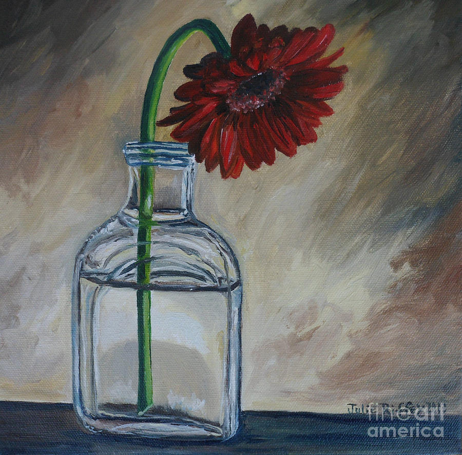 Flower Painting - Thinking of You by Julie Brugh Riffey