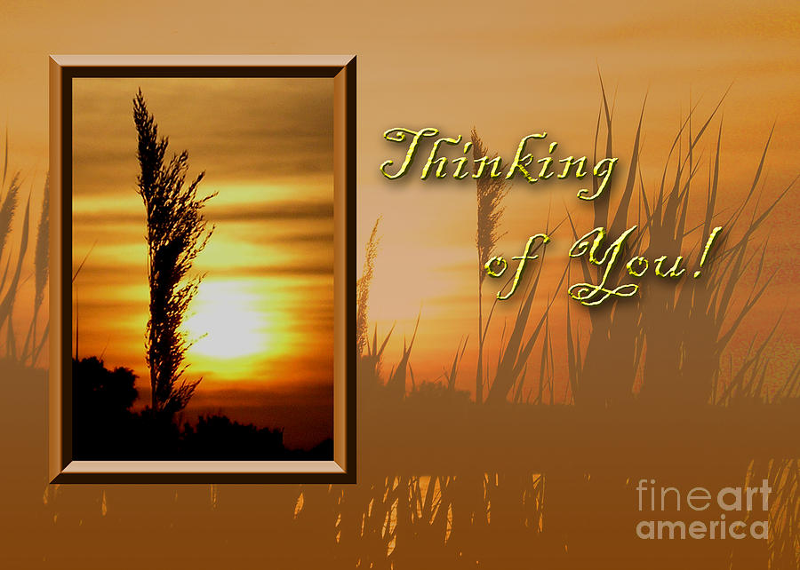 Sunset Photograph - Thinking of You Sunset by Jeanette K