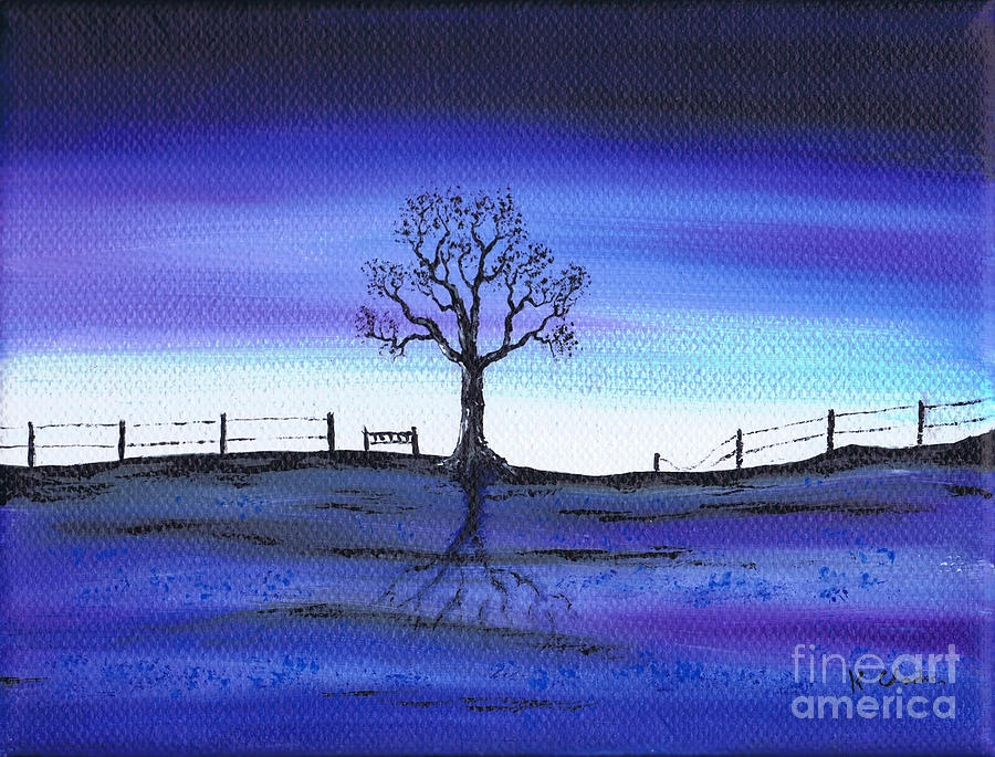 Tree Painting - Thinking Place by Kenneth Clarke