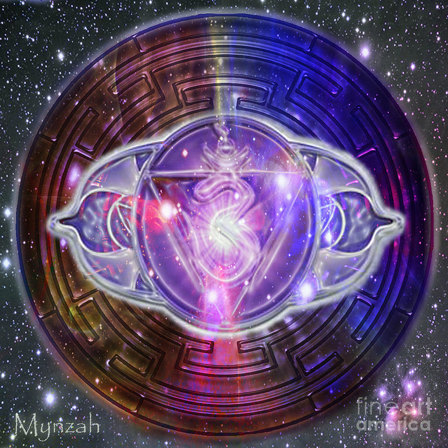 Third Eye Chakra Ajna Digital Art