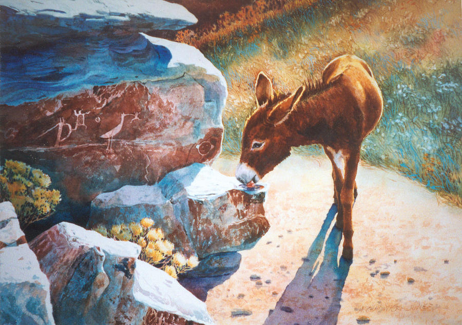 Thirsty One Painting by Marguerite Chadwick-Juner