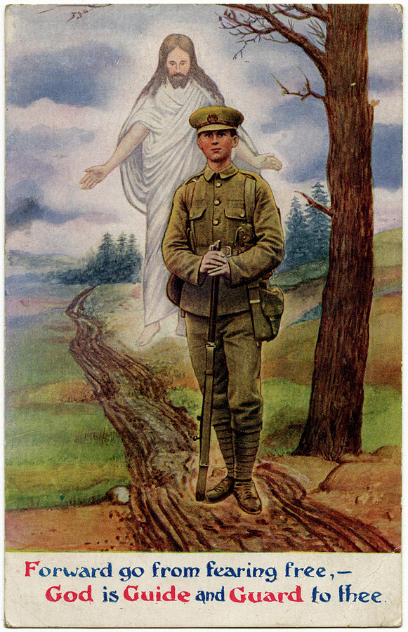 This British Soldier Can Go Forward Drawing by Mary Evans Picture Library