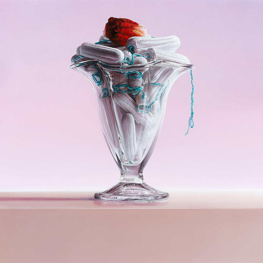 Ice Cream Painting - This Illusion by Mark Van crombrugge
