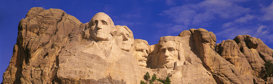 Abraham Lincoln Photograph - This Is A Close Up View Of Mount by Panoramic Images