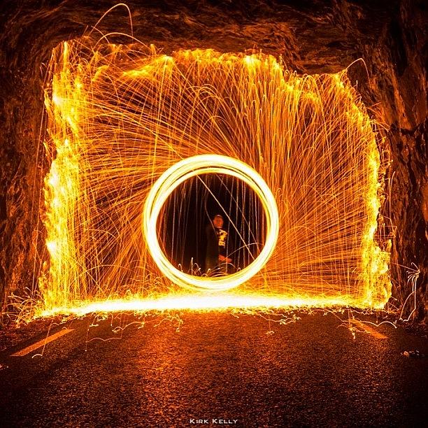 This Is A Photo Of Me Doing Steel Wool Photograph by Robert Ziegenfuss