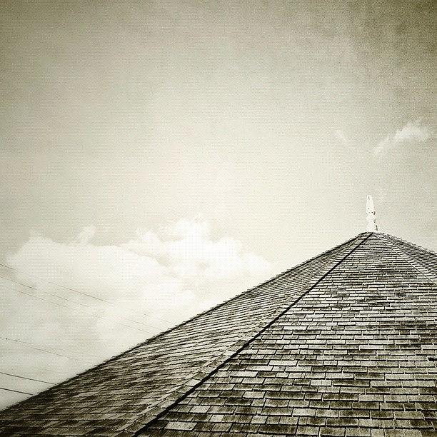 Jj Photograph - This Is Just A Random Shingled Roof I by Alissa Baptista