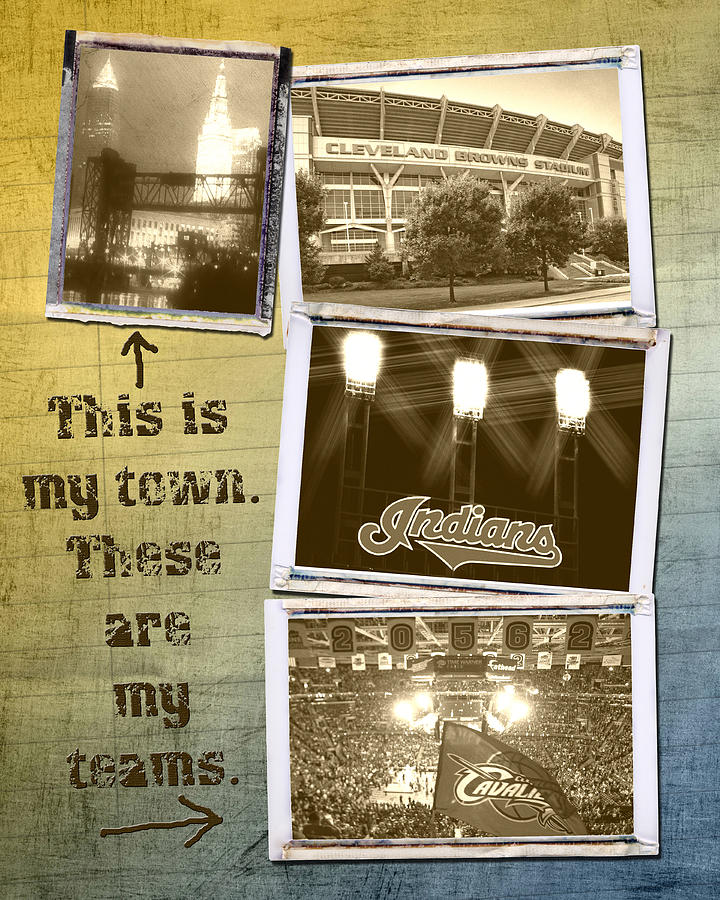 This Is My Town These Are My Teams Photograph by Ken Krolikowski