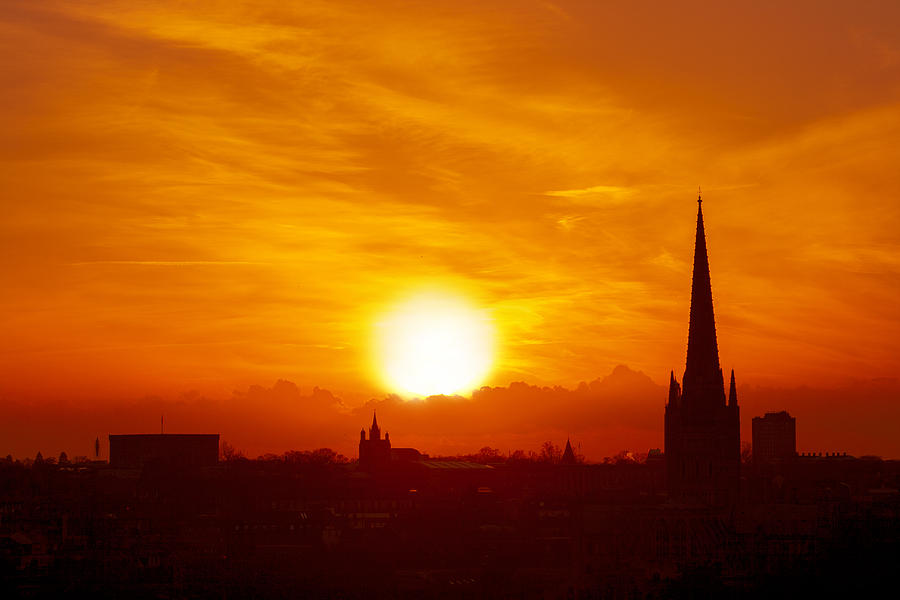 City Sunset Photograph - This Is Norwich by Jordan Browning