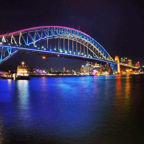 This Is Sydney City. I Enjoyed Vivid So Photograph by Pauly Vella