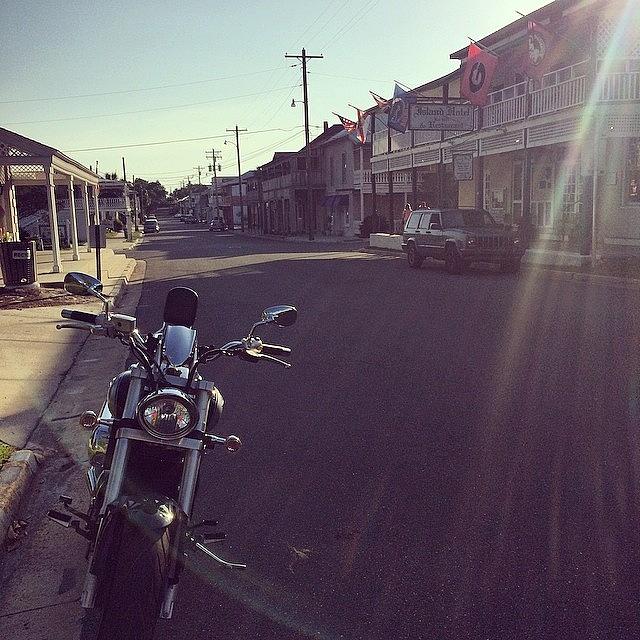 Motorcycle Photograph - This Is What I Imagine Duval Street In by Veronica Ibanes