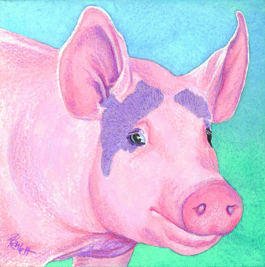This Little Piggy Painting by Ann Ranlett