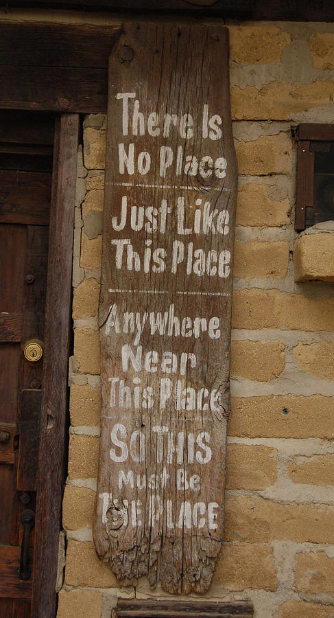 This must be the place Photograph by Gabe Arroyo