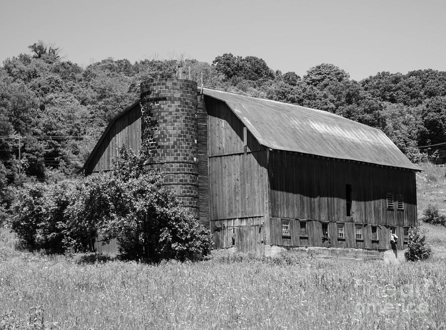 This Old Barn Bw Photograph
