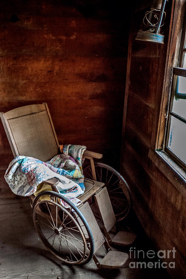 Wheelchair With a View Photograph by Bernd Laeschke