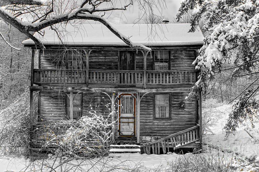 This Old House Photograph by Ronald Lutz