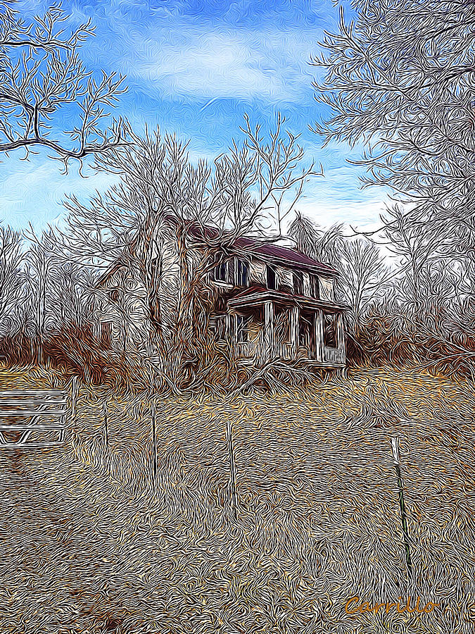 This Old House Digital Art by Ruben Carrillo