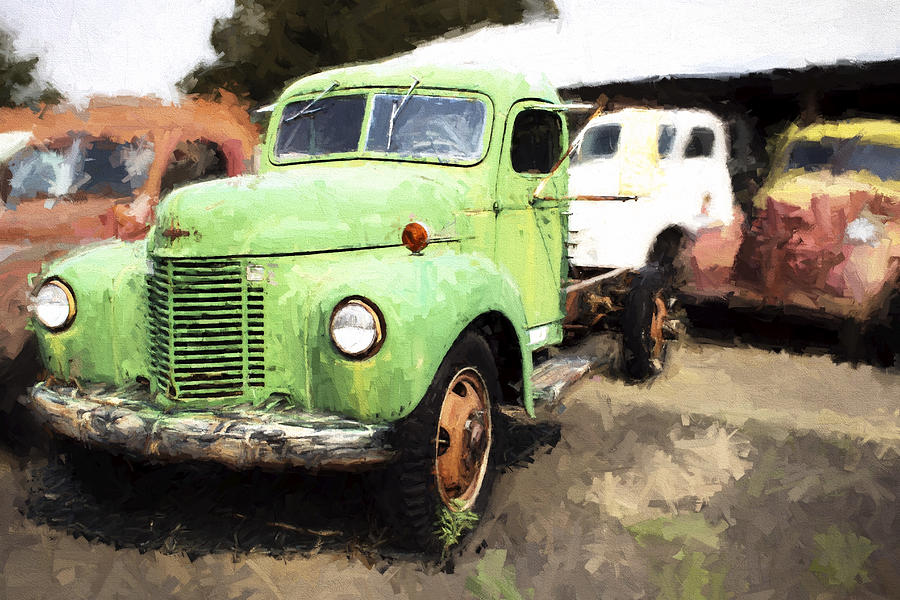 This Old Truck 10 Digital Art by Cathy Anderson