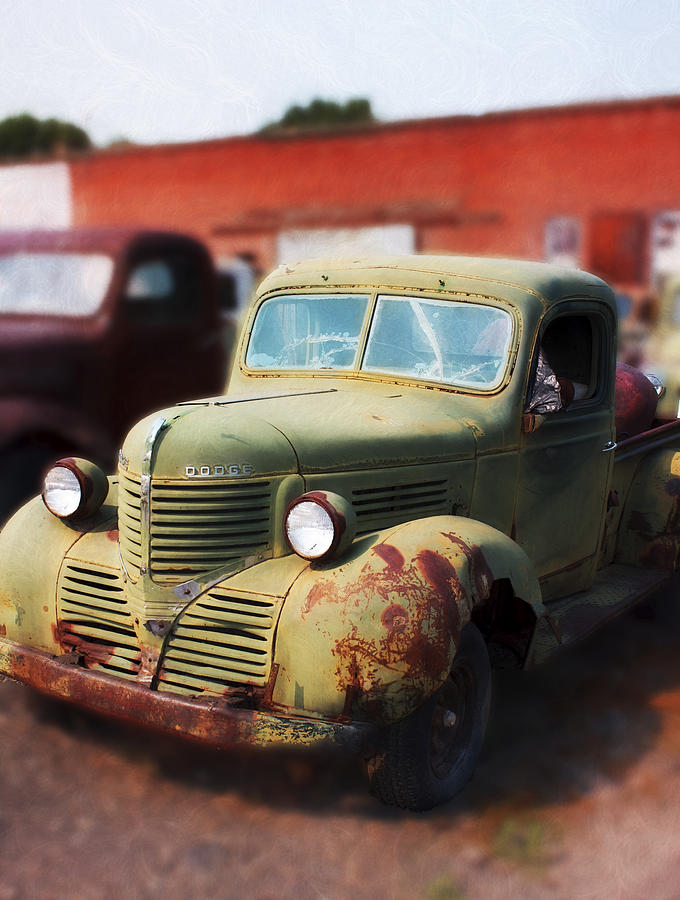 This Old Truck 12 Dodge 1950s Digital Art by Cathy Anderson