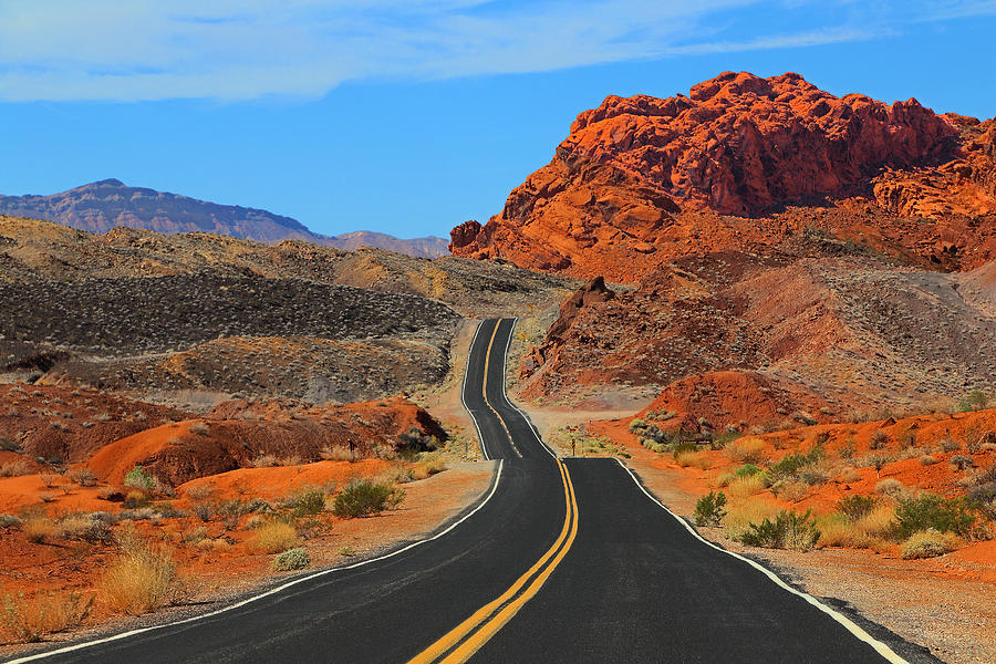 This Road Leads To Valley Of Fire Photograph by Viktor Savchenko