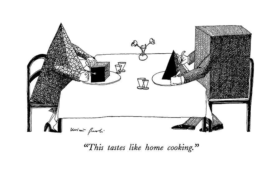 This Tastes Like Home Cooking Drawing by Mimi Gnol