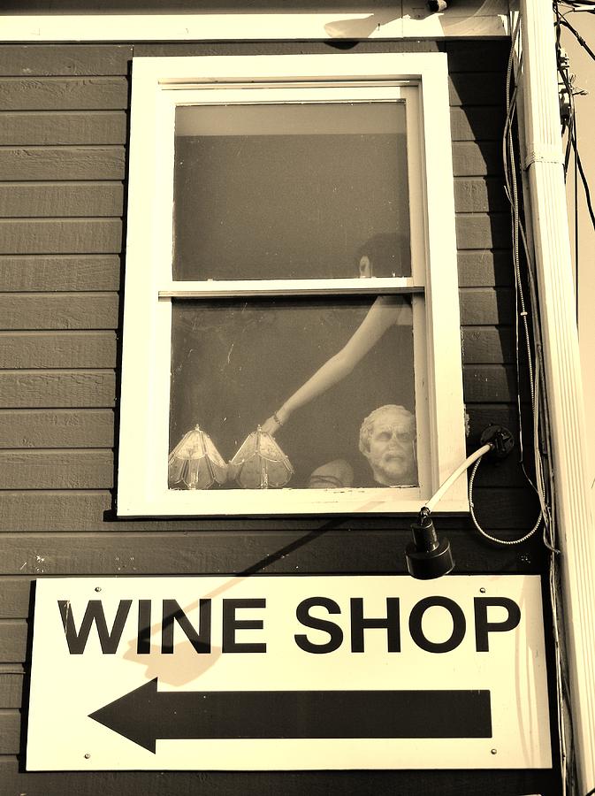 This Way to the Wine Shop Photograph by Jean Goodwin Brooks