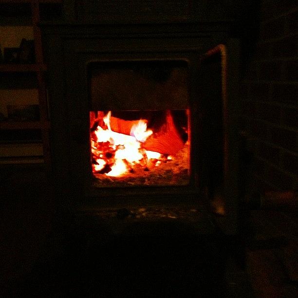 This Wood Stove Is Saving My Life Right Photograph by A D