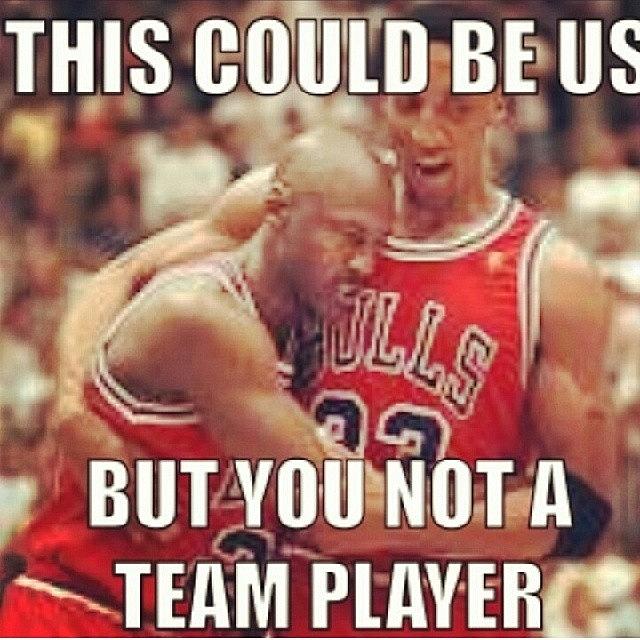 Michaeljordan Photograph - #thiscouldbeus #teamplayer by Zieng Lish