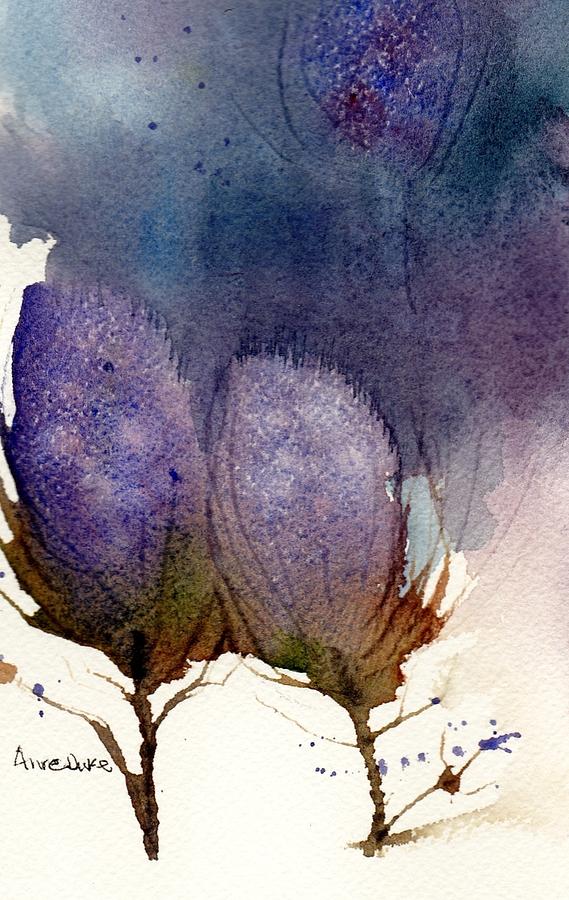 Thistle Weather Painting by Anne Duke