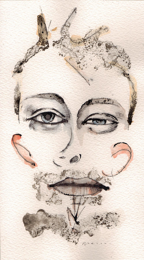 Thom Yorke as Thom Yorke Painting by Mark M  Mellon