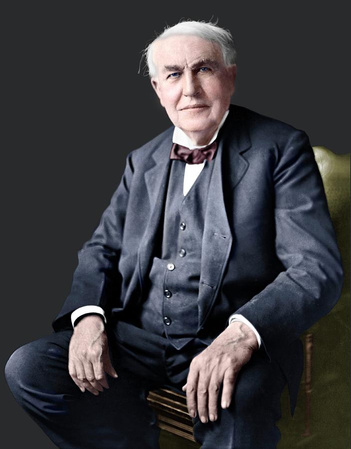 Thomas Edison Photograph by ***depends On Pic***