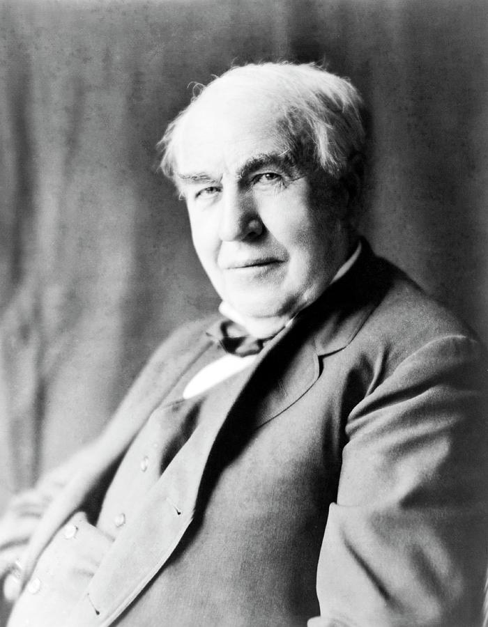 Thomas Edison Photograph by Library Of Congress/science Photo Library