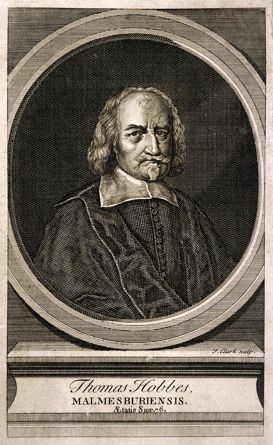Thomas Hobbes English Philosopher Drawing by Mary Evans Picture Library