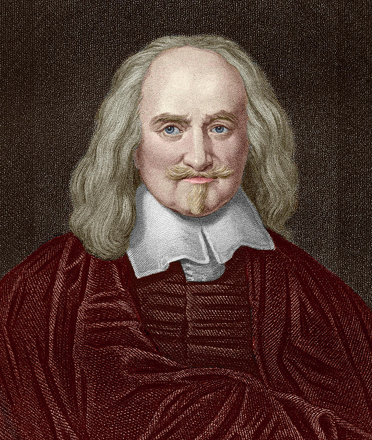 Portrait Photograph - Thomas Hobbes by Sheila Terry/science Photo Library