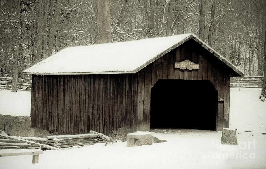 Thomas J Malone Covered Bridge 35-15-96 Photograph by Robert Gardner Thomas J Malone Covered Bridge 35-15-96 Photograph by Robert Gardner