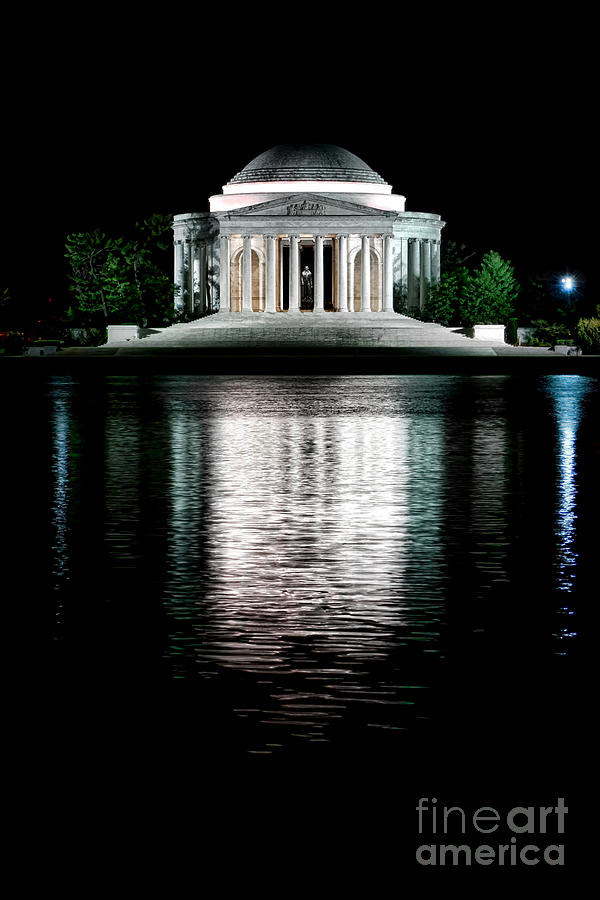 Landmark Photograph - Thomas Jefferson Forever by Olivier Le Queinec