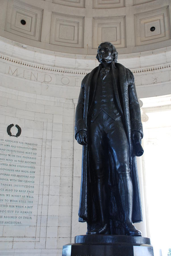Thomas Jefferson Statue Photograph by Kenny Glover