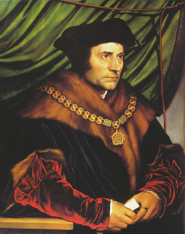 Portrait Painting - Thomas Moore by Hans Holbein the Younger