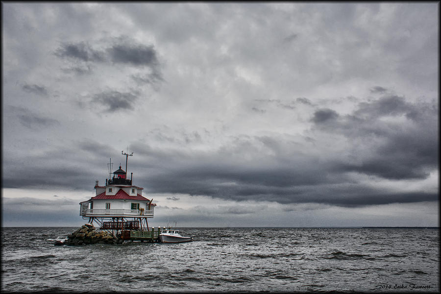 Thomas Point Lighthouse Photograph by Erika Fawcett