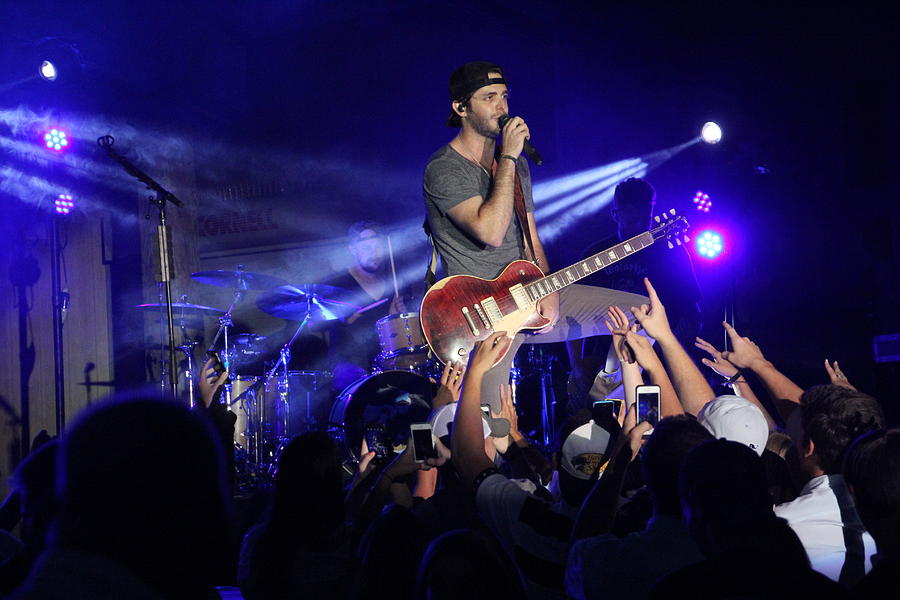 Thomas Rhett and Fans 2014 Concert Photograph by Valerie Collins