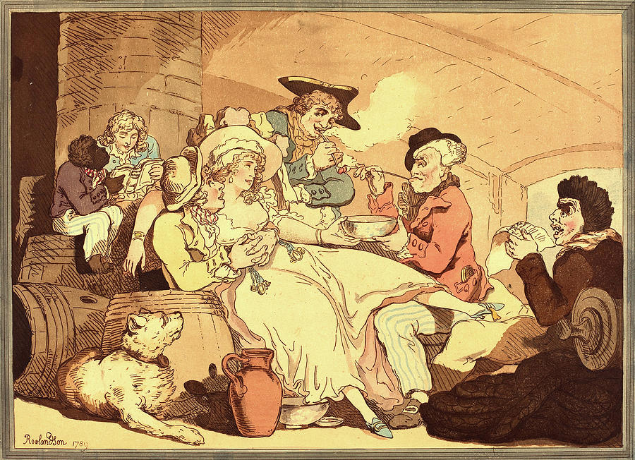 Thomas Rowlandson, British 1756-1827, Grog On Board Drawing by Litz ...