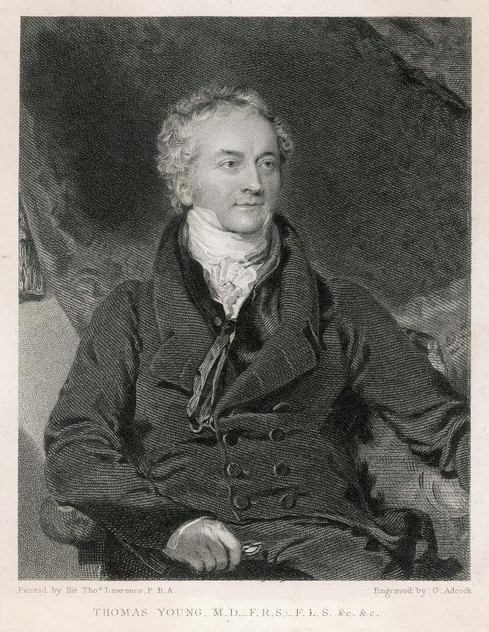 Thomas Young Medical, Scientist Drawing By Mary Evans Picture Library 