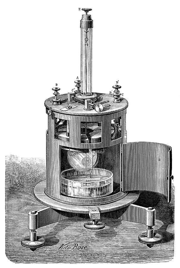 Thomson Quadrant Electrometer Photograph by Science Photo Library