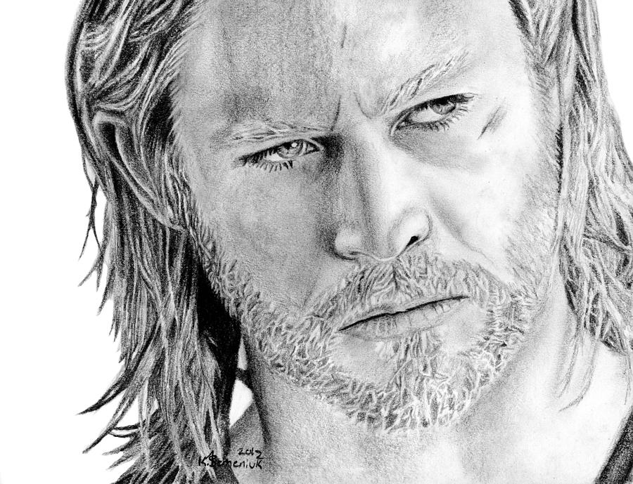 Pencil Drawing Thor By Lander Art 6