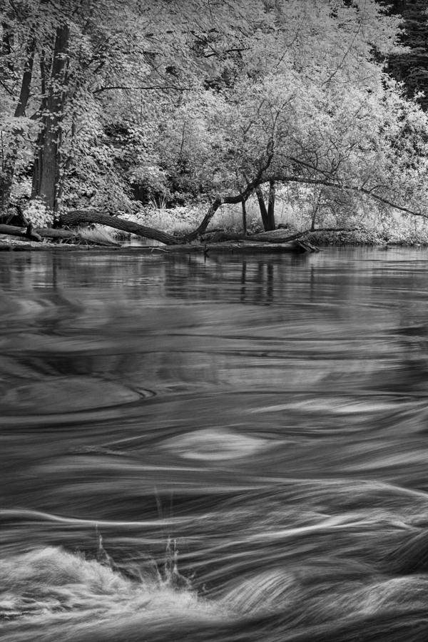 Thornapple River Flowing Water by Alaska Michigan Photograph by Randall Nyhof