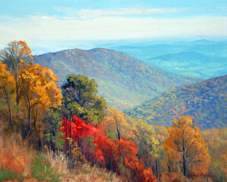 Fall Painting - Thornton Gap by Armand Cabrera
