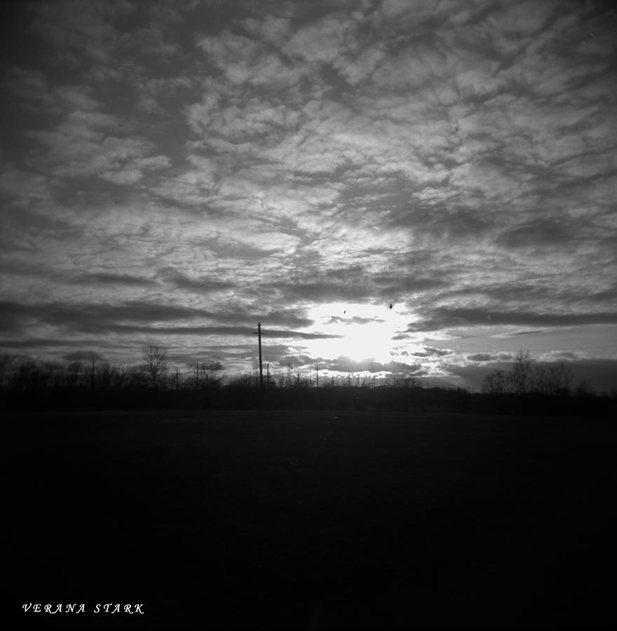 Thornton Sunset with a Holga Photograph by Verana Stark
